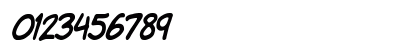 Komika Jam Italic Numeric Preview