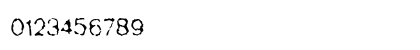 UmenType Regular Numeric Preview