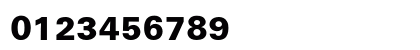 Univers BQ Regular Numeric Preview