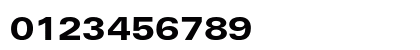 Univers Extended BQ Regular Numeric Preview