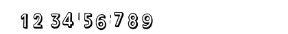 VintageNo1 Regular Numeric Preview