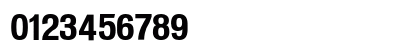 VonnesTTBoldCond Regular Numeric Preview