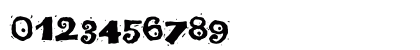 VTCojones Regular Numeric Preview