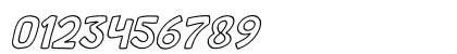 Wishcar Moundy Outline Italic Preview
