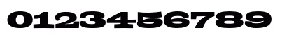 Zapata Black Numeric Preview