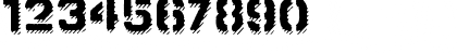 Stamped Navy Font Shadow Regular Font
