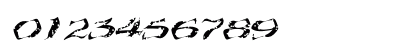 Bullet Holes Italic Regular Preview