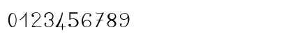 BV_Rondes Italic Numeric Preview