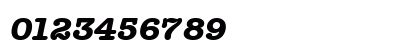 AmericanTypItcTEEBol Italic Numeric Preview