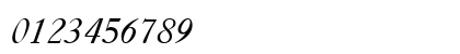 Casablanca Italic Numeric Preview