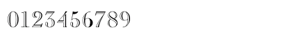 CaslonOpenFace Regular Numeric Preview