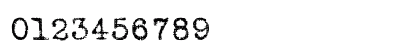 Linenstroke Regular Numeric Preview