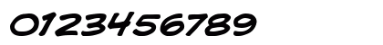 CC Comicrazy Bold Italic Numeric Preview