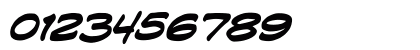 CCLosVampiros Bold Italic Numeric Preview