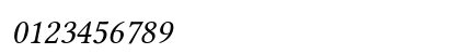 Linux Libertine Capitals Italic Preview