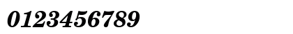 Century BoldItalic Numeric Preview