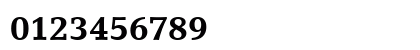 LinoLetter Bold Numeric Preview