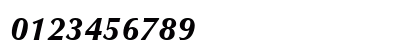 CG Omega Bold Italic Numeric Preview
