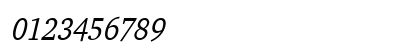 Challenge Condensed Italic Numeric Preview