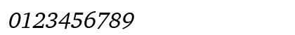 Challenge Italic Numeric Preview