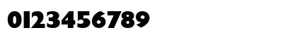 ChantillyLH Bold Numeric Preview