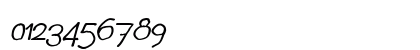 Chavenir Bold Italic Numeric Preview