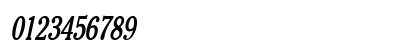 Chelsey Thin Bold Italic Numeric Preview