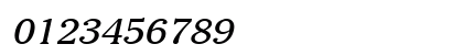 Chelsey Wide Italic Numeric Preview
