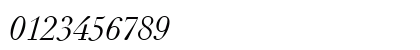 Linotype Didot Italic Preview