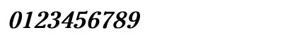 Chiltons Bold Italic Regular Numeric Preview