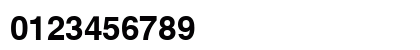 AGHelveticaCyr Bold Numeric Preview