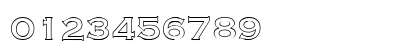 CimierHollow-HU Normal Numeric Preview
