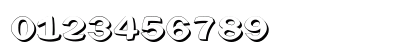 Clearblock circular - 3DFX Regular Numeric Preview