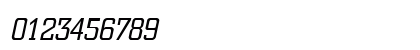 Civic Italic Numeric Preview