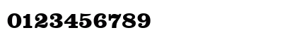 ClarendonLH Bold Numeric Preview