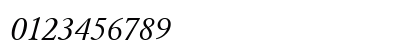 ClassicGaramond RegularItalic Preview