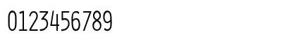 Clean Condensed Normal Numeric Preview