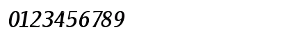 Cleargothic Italic Numeric Preview