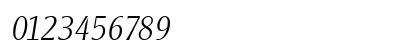 Cleargothic-XlightIta Regular Numeric Preview