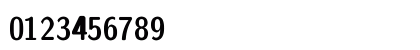 CM_SansSerifCondensed DemiBold Numeric Preview