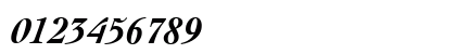 Cockney BoldItalic Numeric Preview