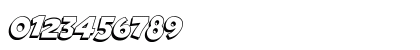 Comica BD Italic Numeric Preview