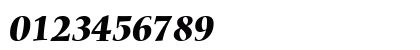 ConquistaSSK BoldItalic Numeric Preview