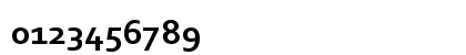 Corbel Bold Numeric Preview