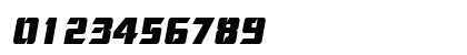 Cornered Italic Numeric Preview