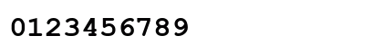 Courier New Cyr Bold Numeric Preview