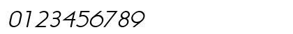 Lithe Italic Numeric Preview