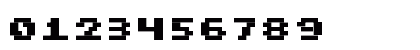 CubicFive18 BoldExpanded Numeric Preview