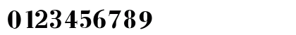 Czar Bold Numeric Preview
