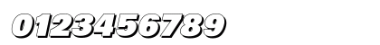 UltimateDropShadow-Heavy Italic Preview
